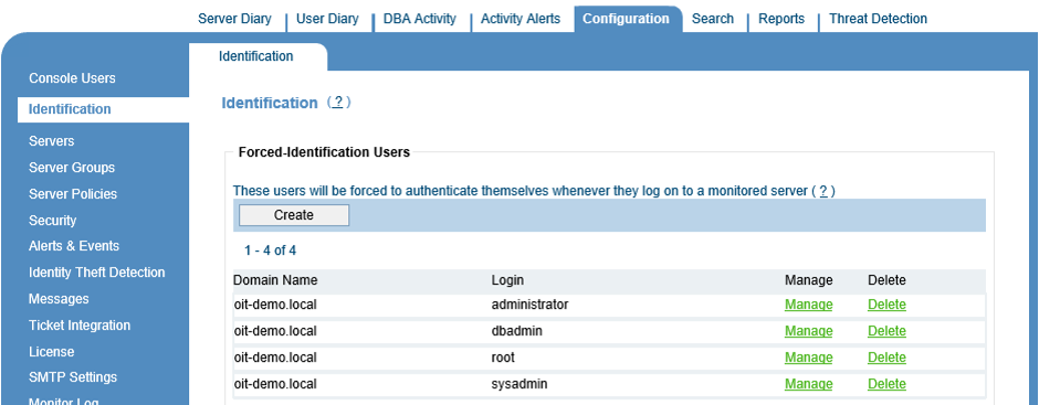 Configure ObserveIT to monitor active directory